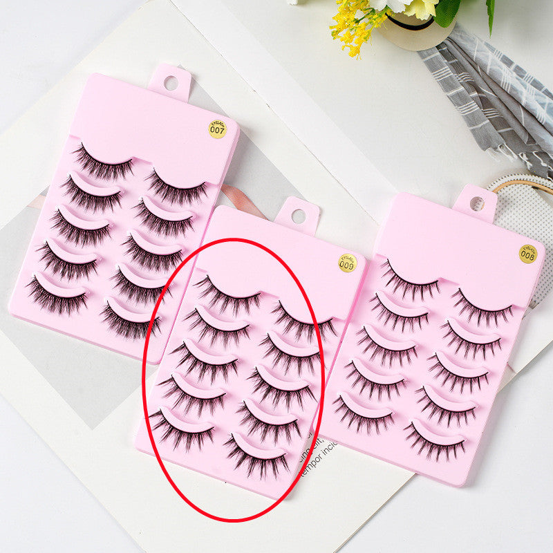 5 pairs of Manga Lashes Natural Korean Makeup